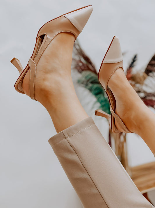 Escarpin  Nude/Beige