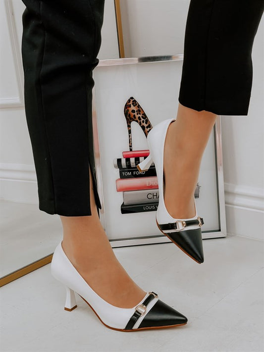 Escarpin Noir/Blanc Lady
