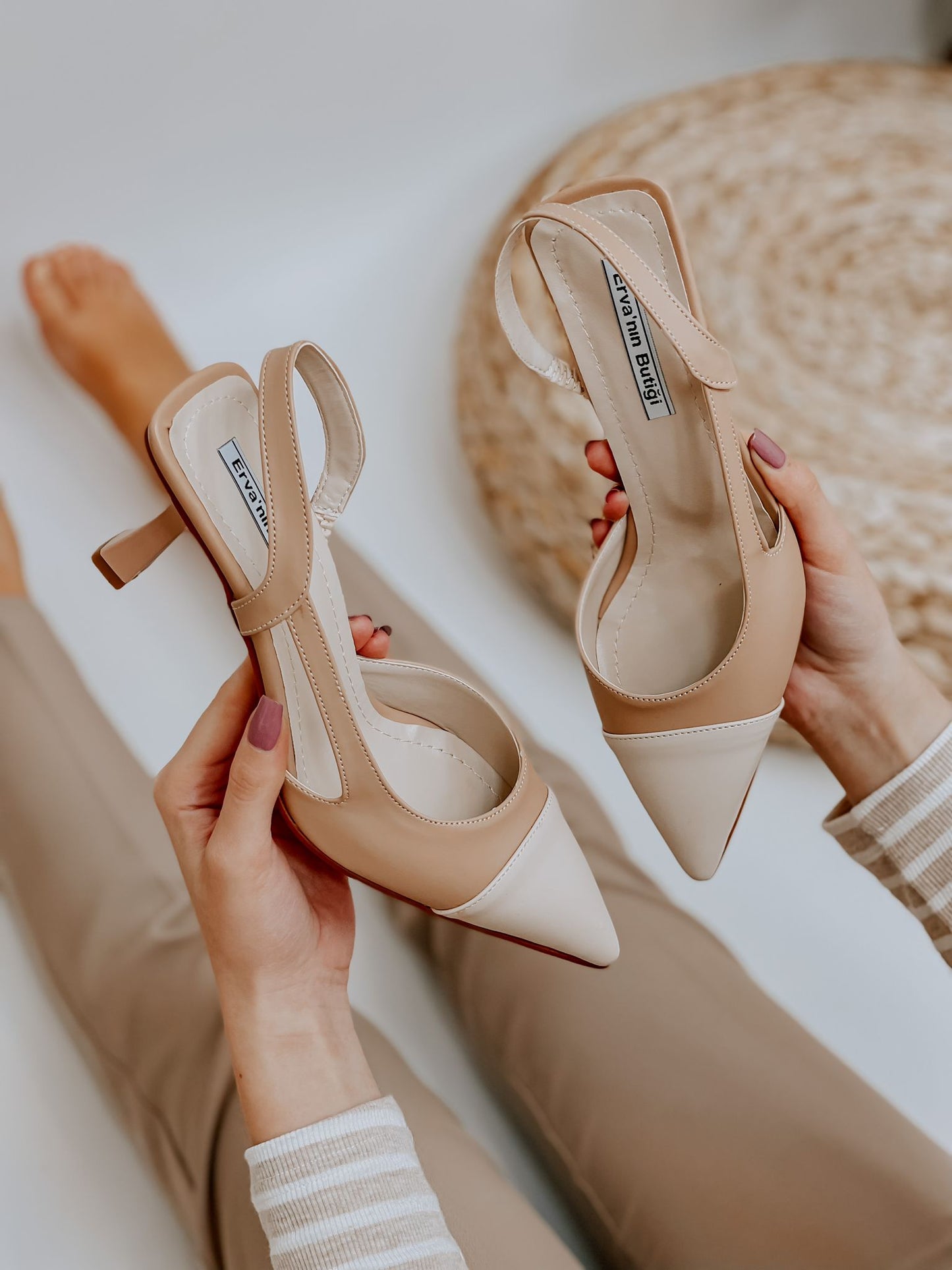 Escarpin  Nude/Beige