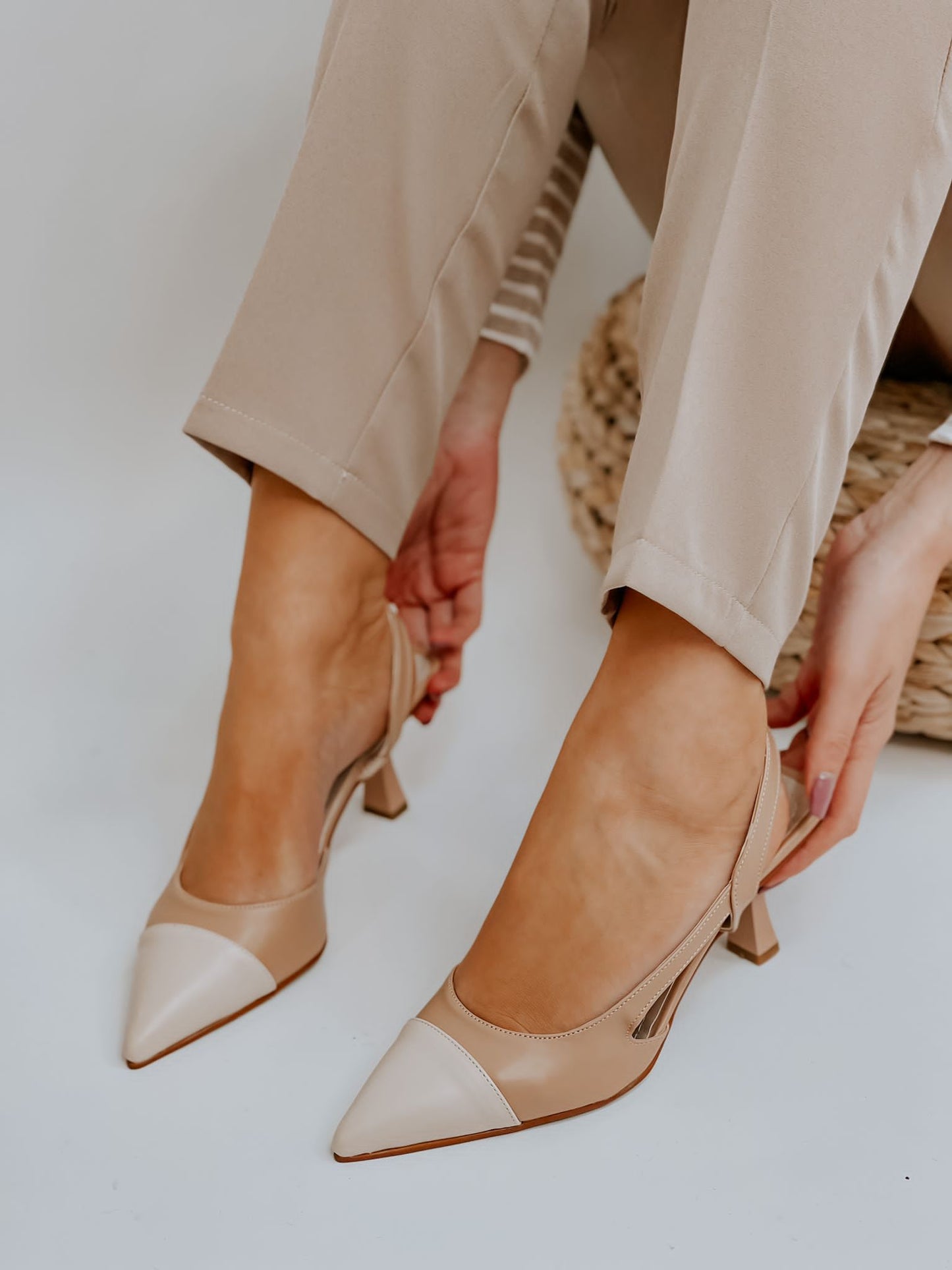 Escarpin  Nude/Beige